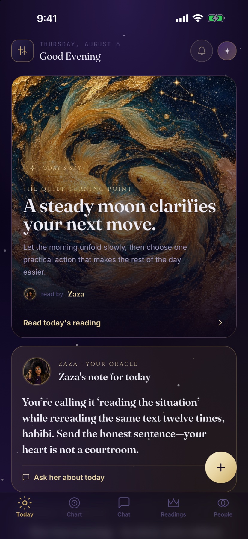 Luxtra, today's personalized reading