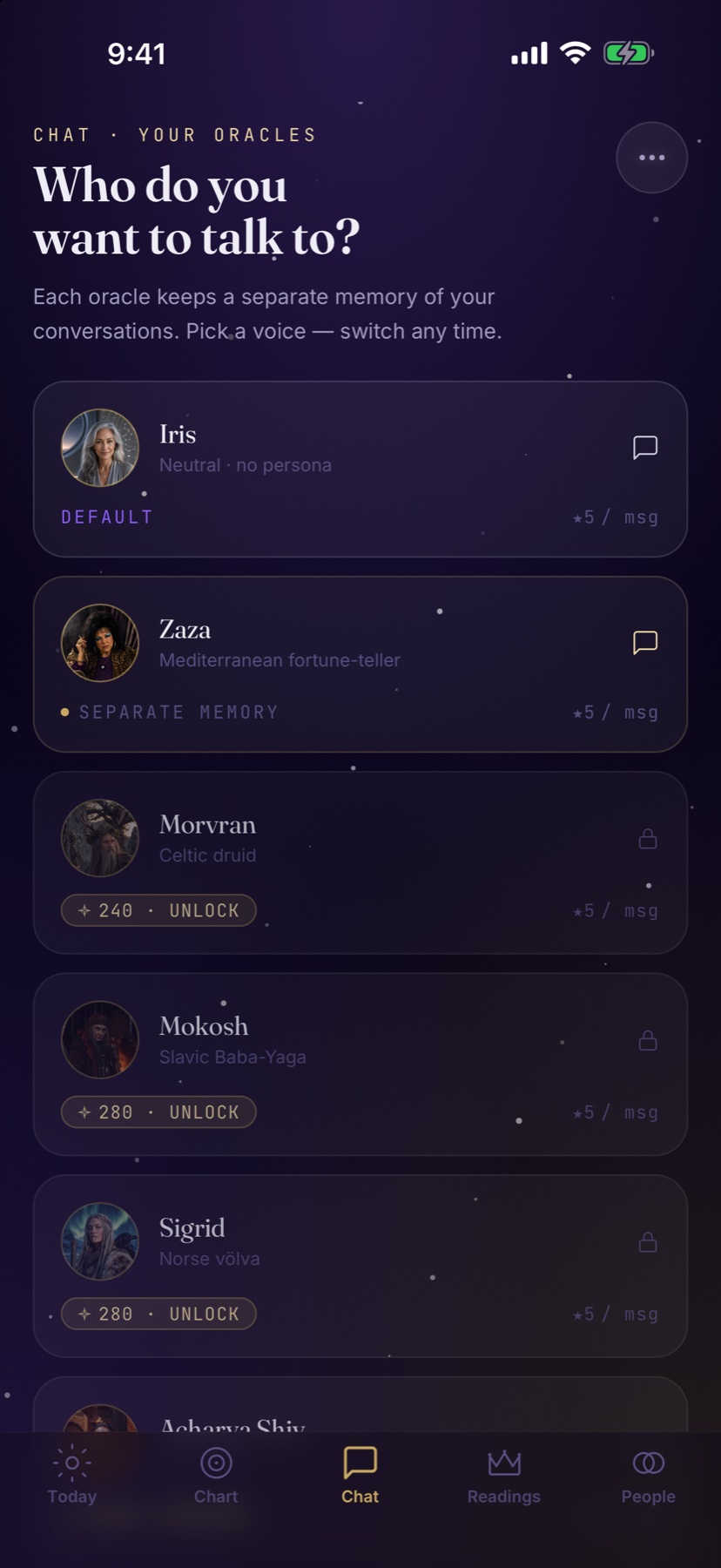 Luxtra oracle court, choosing who to talk to